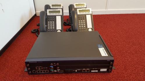 Professionele telefooncentrale met 4 telefoons