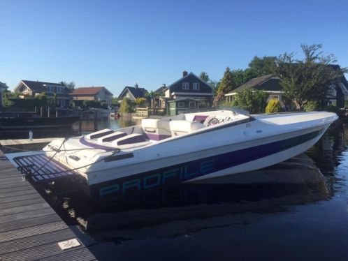 Profile Powerboat 2x Mercruiser 350 mpi, UNIEK EN ZEER SNEL