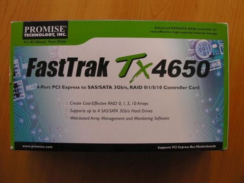 Promise FastTrak TX4650, 4xSASSATA, Raid, PCIe