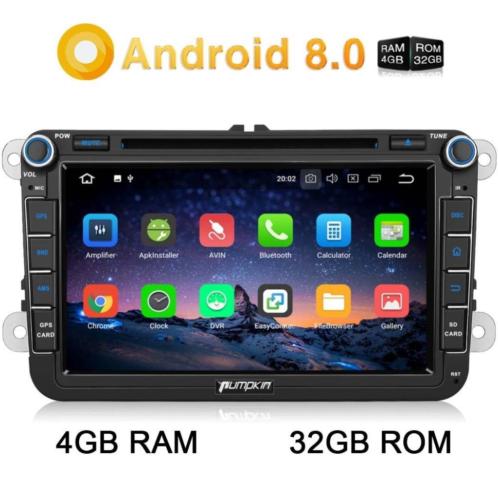 Pumpkin Android auto 8.0 Multimedia Navi GOLF POLO Nieuw