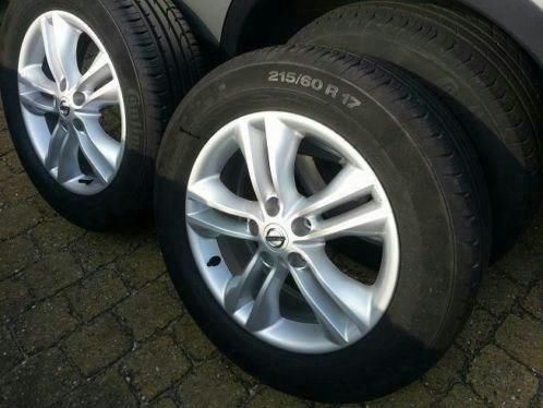 Qashqai dubbelspaaks velgen 17 inch 6-7mm profiel