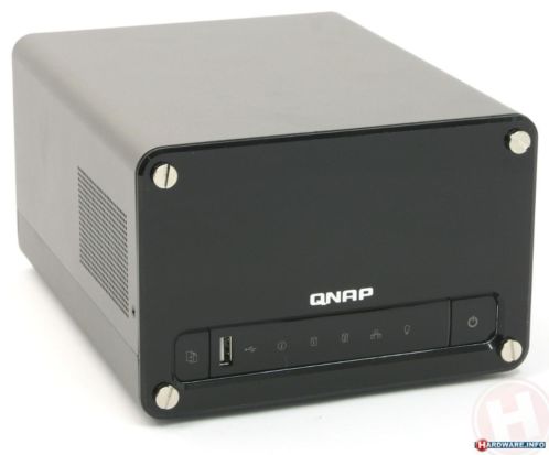 Qnap 2 bay nas ts-201, met 2x 1tb, klaar voor gebruik