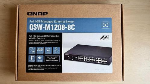QNAP QSW-M1208-8C, 10GbE Managed netwerk switch
