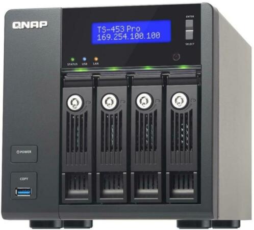 Qnap TS-453 Pro 8Gb plus 4 x 3TB WD Red