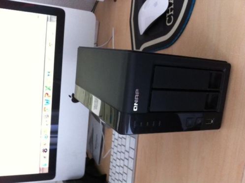 QNAP TS219-P NAS met twee Seagate 2TB schijven