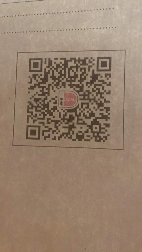 Qr code voor de sponsoring van mijn zusje lessen marathon