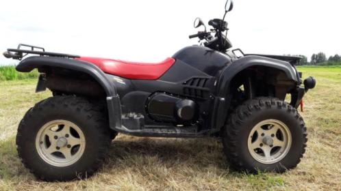 quad 4x4 met kenteken.