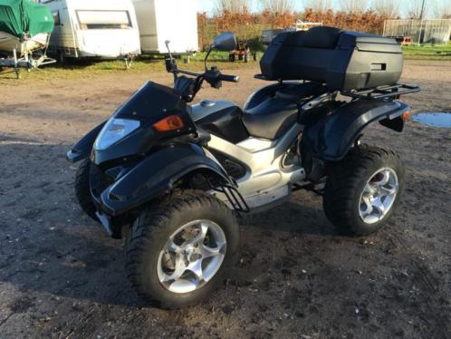 Quad Gs moon met auto kenteken 