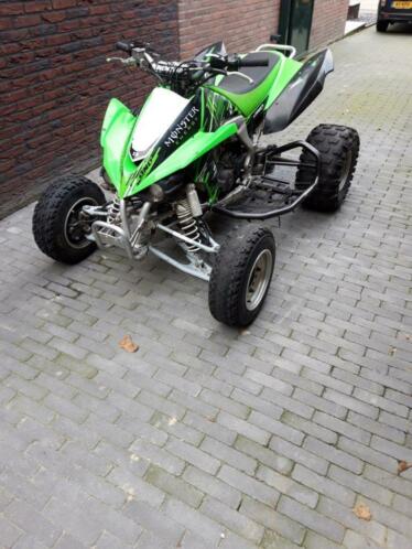 Quad met kenteken, Kawasaki KFX450R.