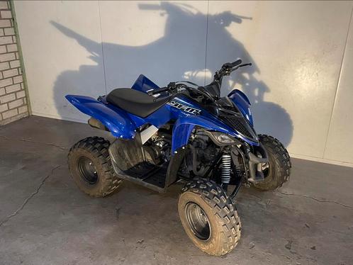 Quad Yamaha 90 cc yfm blauw.