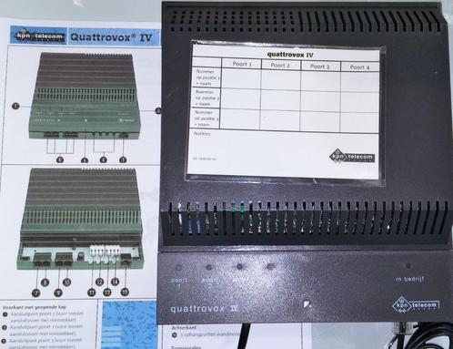 Quattrovox IV 4 ISDN  Analoge Telefooncentrale KPN Telecom