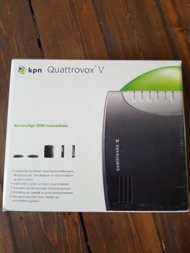 Quattrovox V, isdn huiscentrale voor 4 telefoonnummers