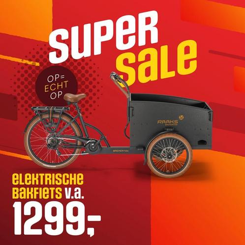 RAAKS  basic  premium elektrische bakfiets v.a 1299