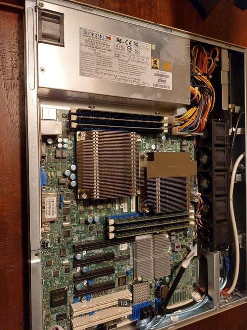 Rackserver 2x Intel Xeon E5620, 48gb geheugen