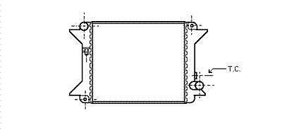 Radiator -688 1,4 O CITROEN C15, VISA, VISA C