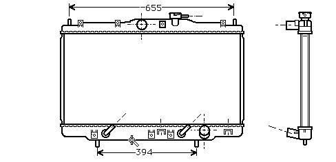 RADIATOR Accord Coupe 2.0 HA 98- HONDA ACCORD VII Coupe (