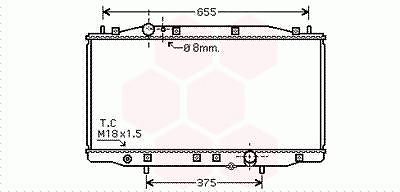 RADIATOR ACCORD7ESTATE 22CDTi 03- HONDA ACCORD Coup, ACCO