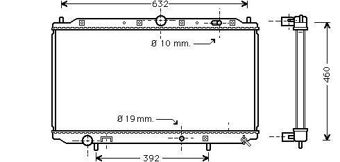 Radiator Benzine 1.6  1.8  2.0 -99