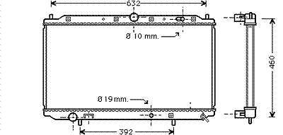 Radiator Benzine 1.6  1.8  2.0 -99 VOLVO S40 I, V40 E