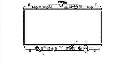 Radiator Benzine 1.6  1.8 At HONDA ACCORD III, ACCORD IV, A