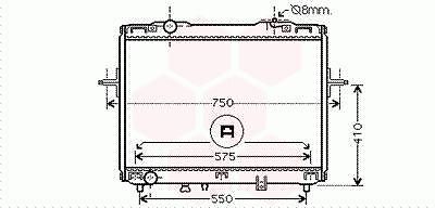 RADIATOR BENZINE 2.4 i 16V  3.5 i 24V KIA SORENTO