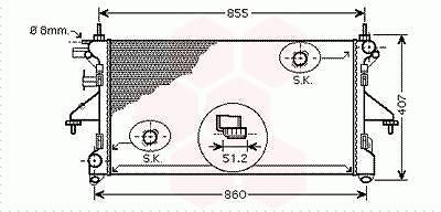 Radiator Boxerjumpduca4 D ac 06 CITROEN JUMPER Box, JUMPE