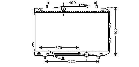 RADIATOR CERATO 16i AT 06- KIA CERATO, CERATO Saloon