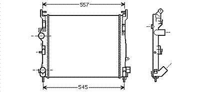 RADIATOR DIESEL 1.5 DCi 74Kw RENAULT CLIO II, CLIO II Box
