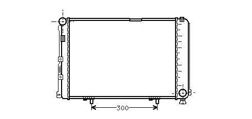 Radiator Diesel 200d Mt -ac -90