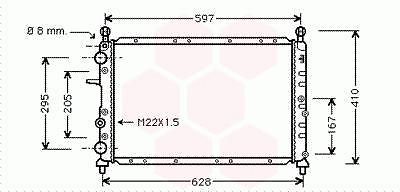 Radiator Diesel -99 1.9 Td ALFA ROMEO 145, 146