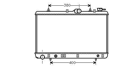 Radiator Hyu Scoupe 1.5 Mt 92-96 HYUNDAI S COUPE (SLC)  1