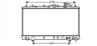 Radiator Hyu Sonata 2030 Mt 93-98 HYUNDAI SONATA II (Y-3) 