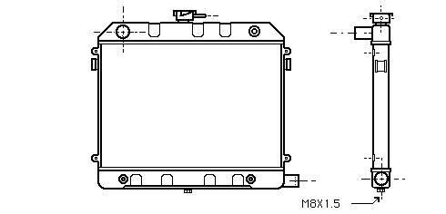 Radiator Iator Opel Mantaascona B