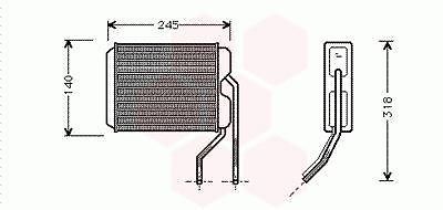 Radiator Kachel DAEWOO ESPERO