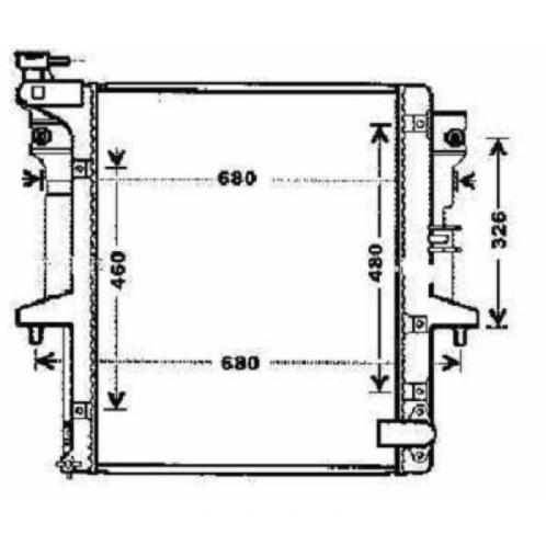 RADIATOR L200 Mitsubishi L200 06-10