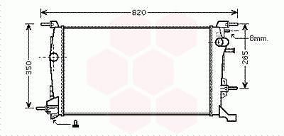RADIATOR MEGANE3 15DCi MT 08- RENAULT MEGANE coup, MEGANE 