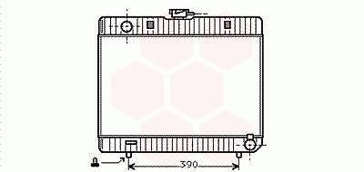 Radiator MERCEDES-BENZ S-CLASS (W126)  1979.10-1991.06