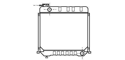 Radiator MERCEDES-BENZ T1 Box (601)  1977.05-1996.02