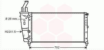 Radiator Punto1 85 1.2 Mt Ac 97-00 LANCIA Y