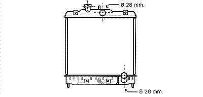Radiator Radiator Honda Civic 1300 HONDA CIVIC IV, CIVIC IV 