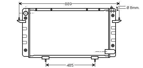 Radiator Range Rover Vanaf 1991 LAND ROVER DISCOVERY I, RAN