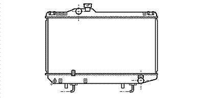 Radiator Supra Ma70 3.0 At 88-90 TOYOTA SUPRA (MA70)  198