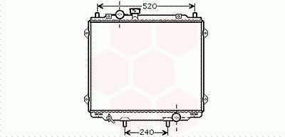 Radiator Terracan 25tdic Mt 01-03 HYUNDAI TERRACAN (HP)  