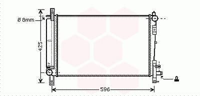 Radiator Voyager 25crd (td) Mt 01- CHRYSLER VOYAGER III (RG)