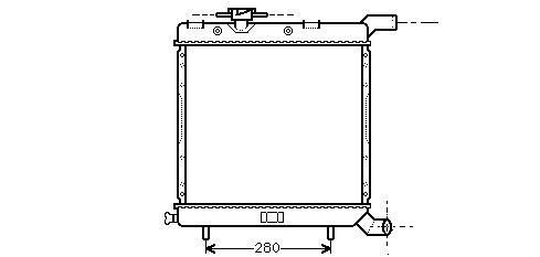 Radiator Voyager CHRYSLER VOYAGER I (ES)  1984.08-1995.09