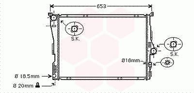 RADIATOR X3 25i30i AT 06-09 BMW X3 (E83)  2004.01-