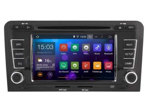 Radio navigatie audi a3 a4 dvd carkit android 5.1.1 wifi dab