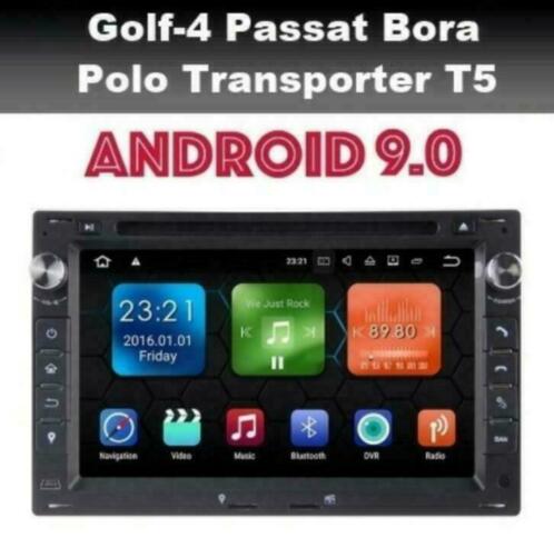 Radio navigatie VW Golf 4 Passat Polo T5 android 9.0 wifi