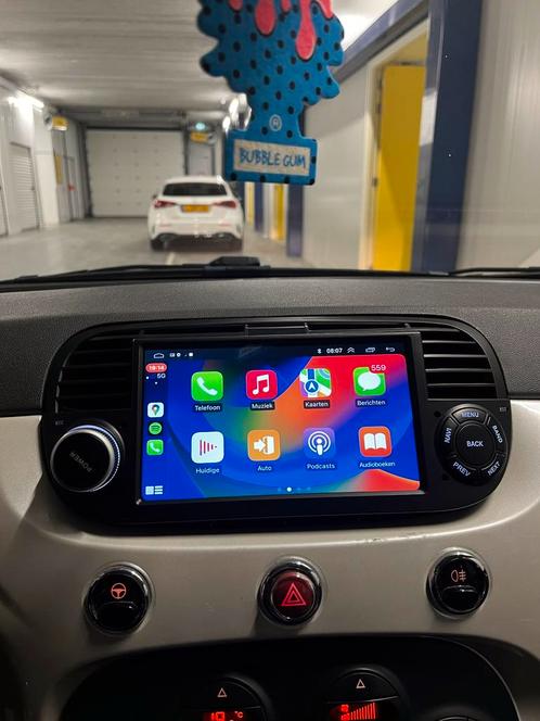 Radio systeem met CarPlay - Android auto Fiat 500