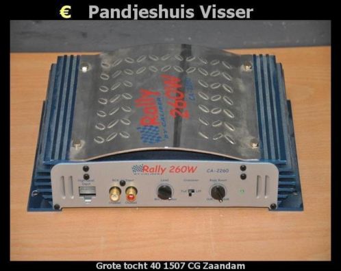 Rally Versterker 260 w